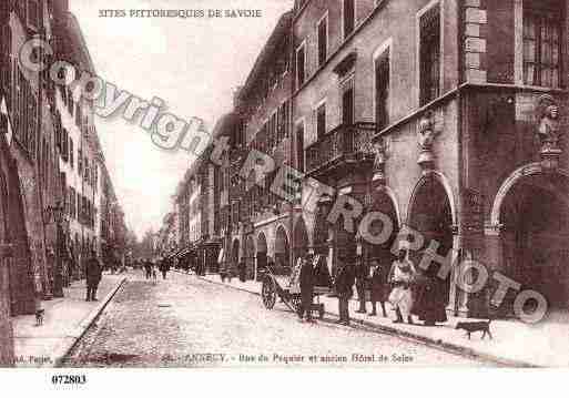 Ville de ANNECY, carte postale ancienne