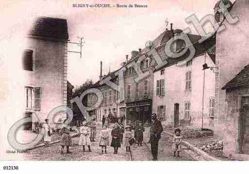 Ville de BLIGNYSUROUCHE, carte postale ancienne