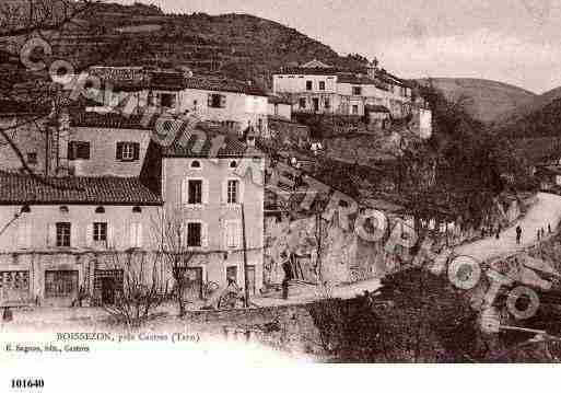 Ville de BOISSEZON, carte postale ancienne