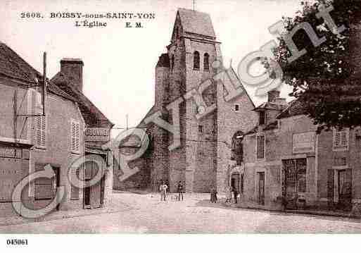 Ville de BOISSYSOUSSTYON, carte postale ancienne