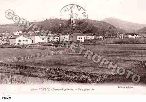 Ville de BONLOC, carte postale ancienne