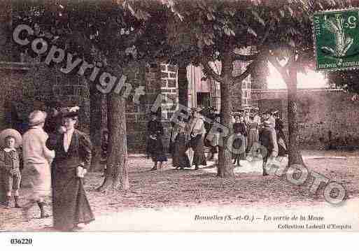 Ville de BONNELLES, carte postale ancienne