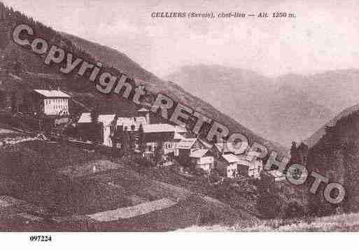 Ville de BONNEVALTARENTAISE, carte postale ancienne