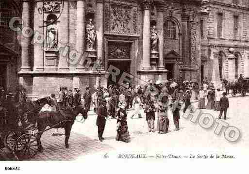 Ville de BORDEAUX, carte postale ancienne