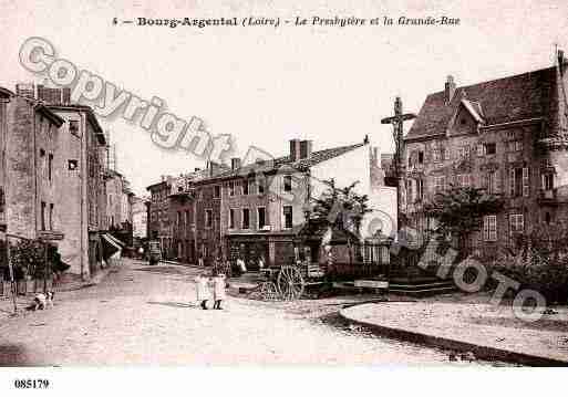 Ville de BOURGARGENTAL, carte postale ancienne