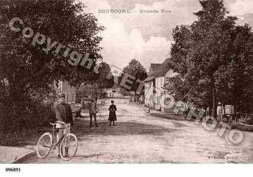 Ville de BOUROGNE, carte postale ancienne