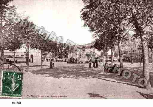 Ville de CAHORS, carte postale ancienne