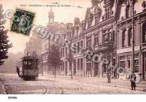 Ville de CAMBRAI, carte postale ancienne