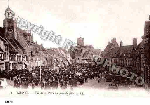 Ville de CASSEL, carte postale ancienne