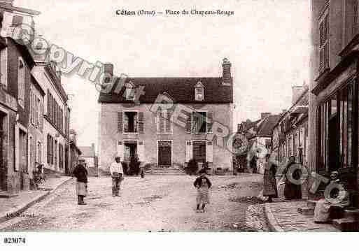 Ville de CETON, carte postale ancienne