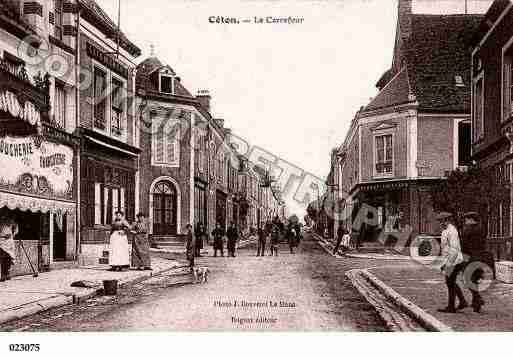 Ville de CETON, carte postale ancienne