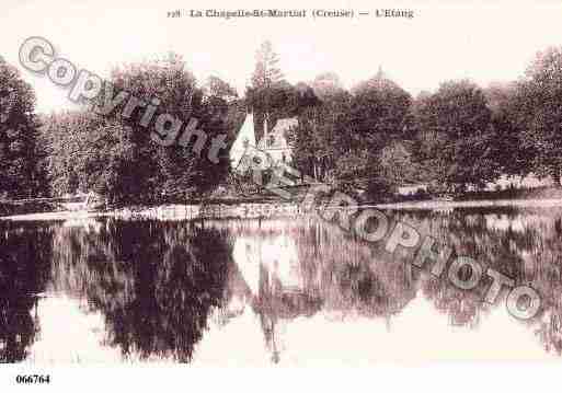 Ville de CHAPELLESAINTMARTIAL(LA), carte postale ancienne