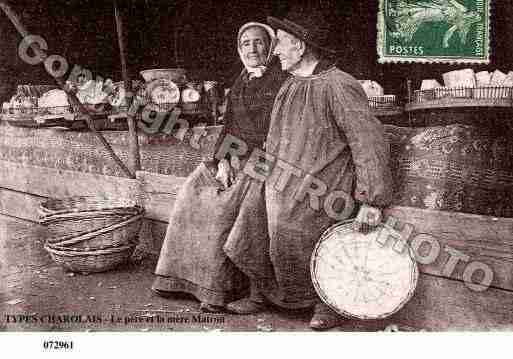 Ville de CHAROLLES, carte postale ancienne