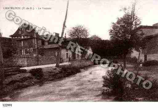 Ville de CHATELDON, carte postale ancienne