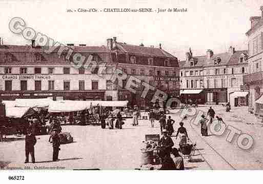 Ville de CHATILLONSURSEINE, carte postale ancienne