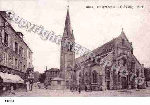 Ville de CLAMART, carte postale ancienne