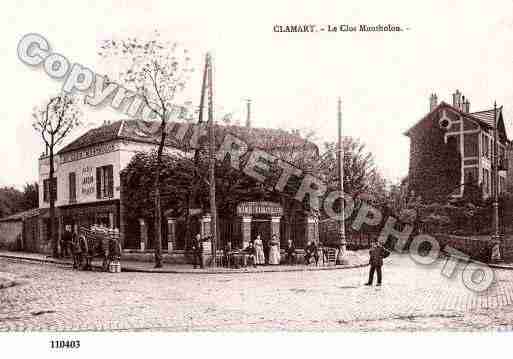 Ville de CLAMART, carte postale ancienne