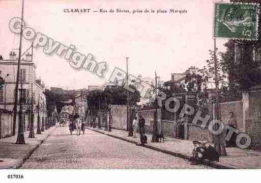 Ville de CLAMART, carte postale ancienne