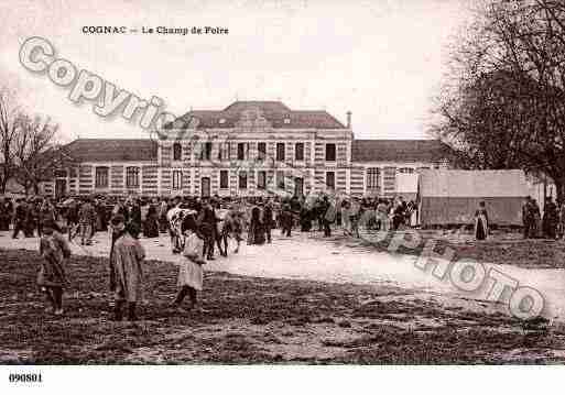 Ville de COGNAC, carte postale ancienne