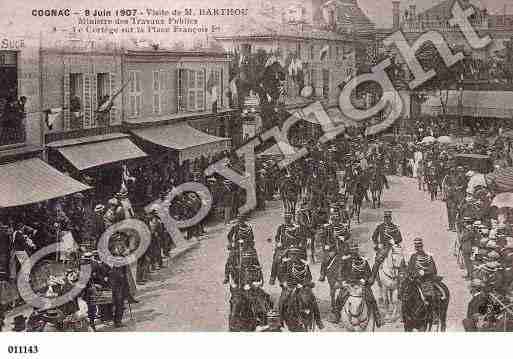 Ville de COGNAC, carte postale ancienne