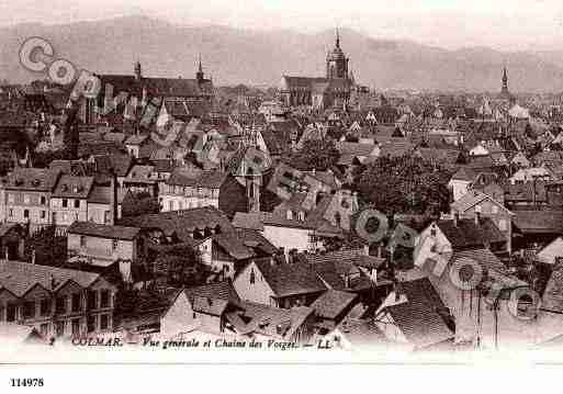 Ville de COLMAR, carte postale ancienne