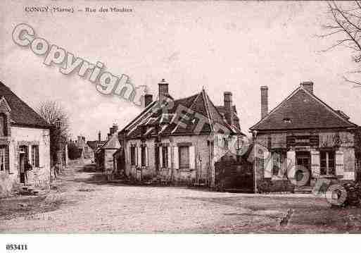 Ville de CONGY, carte postale ancienne