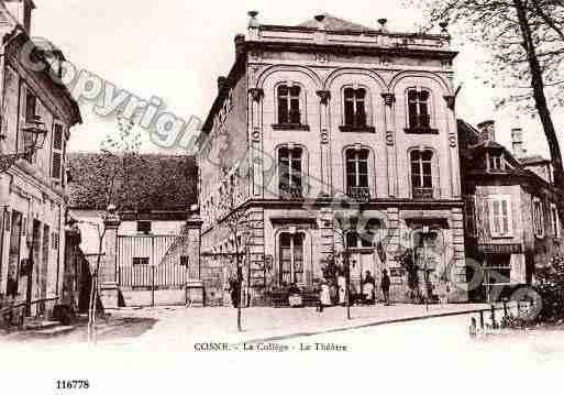 Ville de COSNESURLOIRE, carte postale ancienne