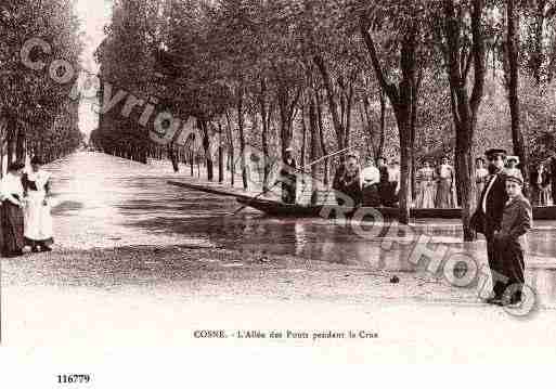 Ville de COSNESURLOIRE, carte postale ancienne