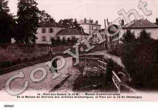 Ville de COUILLYPONTAUXDAMES, carte postale ancienne