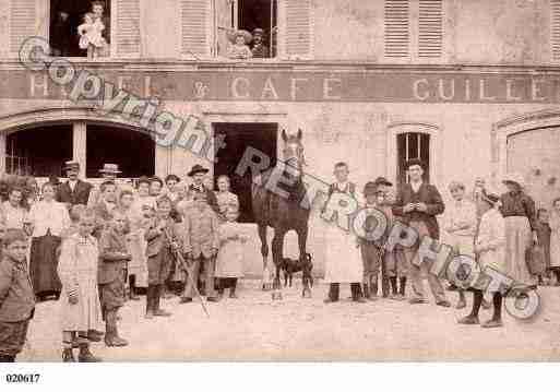 Ville de CUREL, carte postale ancienne