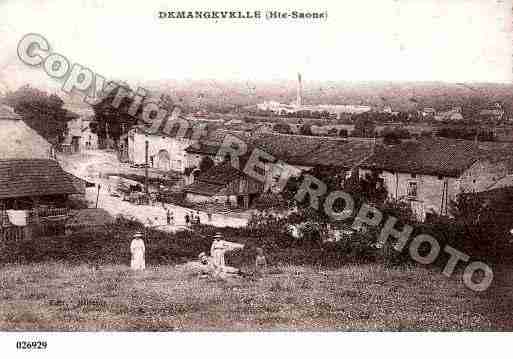 Ville de DEMANGEVELLE, carte postale ancienne