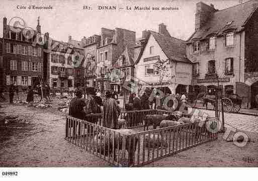 Ville de DINAN, carte postale ancienne