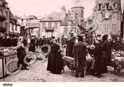 Ville de DINAN, carte postale ancienne