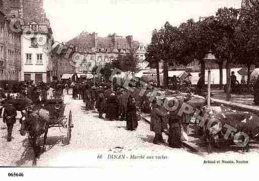 Ville de DINAN, carte postale ancienne