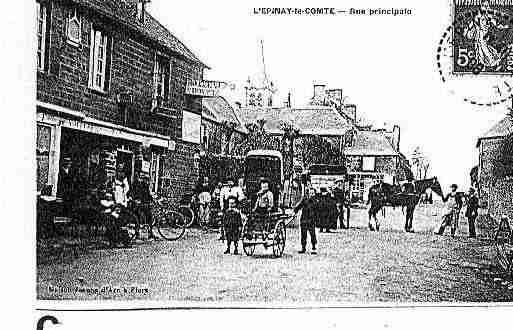 Ville de EPINAYLECOMTE(L'), carte postale ancienne Ville de EPINAYLECOMTE(L'), carte postale ancienne