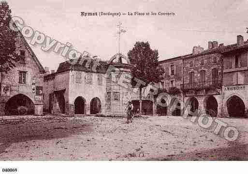 Ville de EYMET, carte postale ancienne