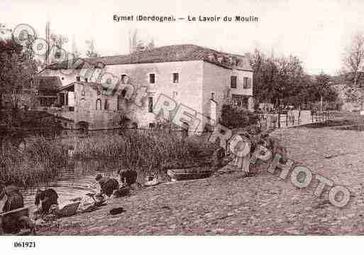 Ville de EYMET, carte postale ancienne