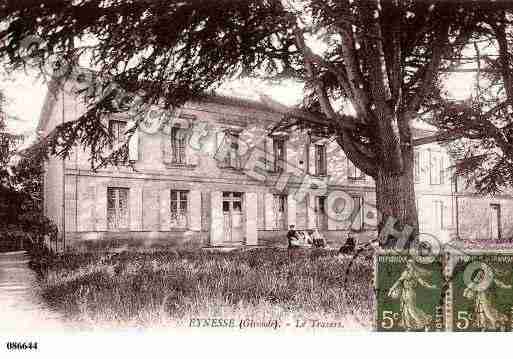 Ville de EYNESSE, carte postale ancienne