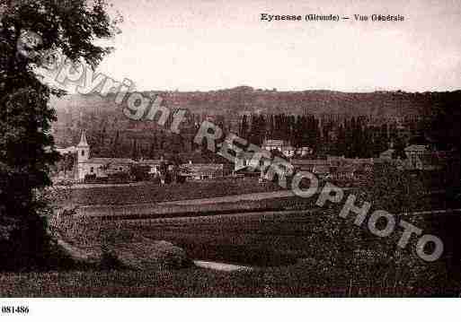 Ville de EYNESSE, carte postale ancienne