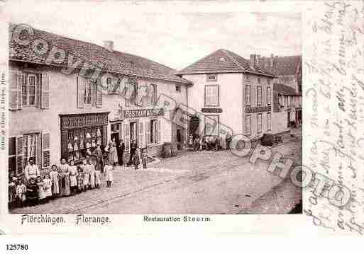 Ville de FLORANGE, carte postale ancienne