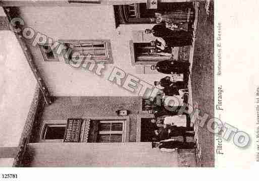 Ville de FLORANGE, carte postale ancienne