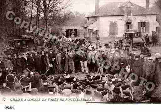 Ville de FONTAINEBLEAU, carte postale ancienne