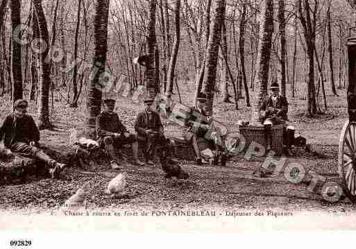 Ville de FONTAINEBLEAU, carte postale ancienne