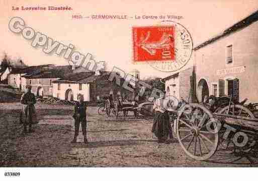 Ville de GERMONVILLE, carte postale ancienne