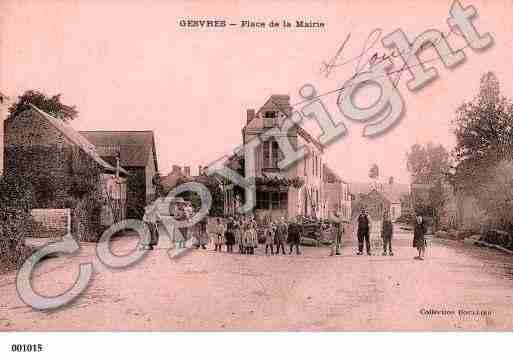 Ville de GESVRES, carte postale ancienne