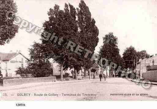 Ville de GOLBEY, carte postale ancienne