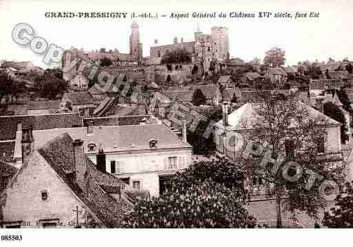 Ville de GRANDPRESSIGNY(LE), carte postale ancienne