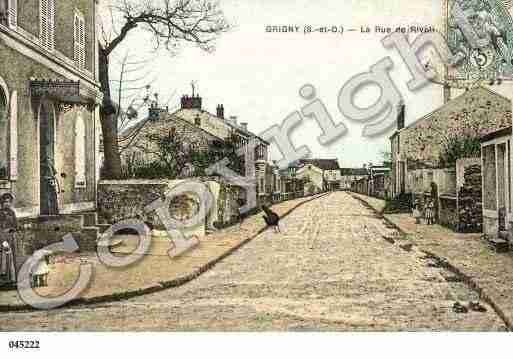 Ville de GRIGNY, carte postale ancienne