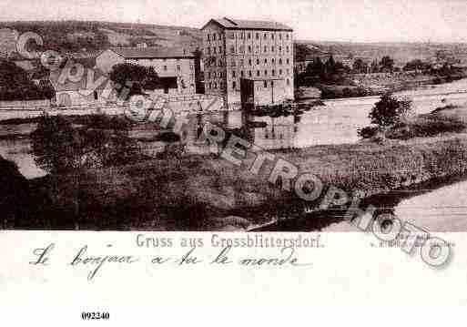 Ville de GROSBLIEDERSTROFF, carte postale ancienne