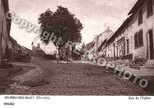 Ville de HOMBOURGHAUT, carte postale ancienne